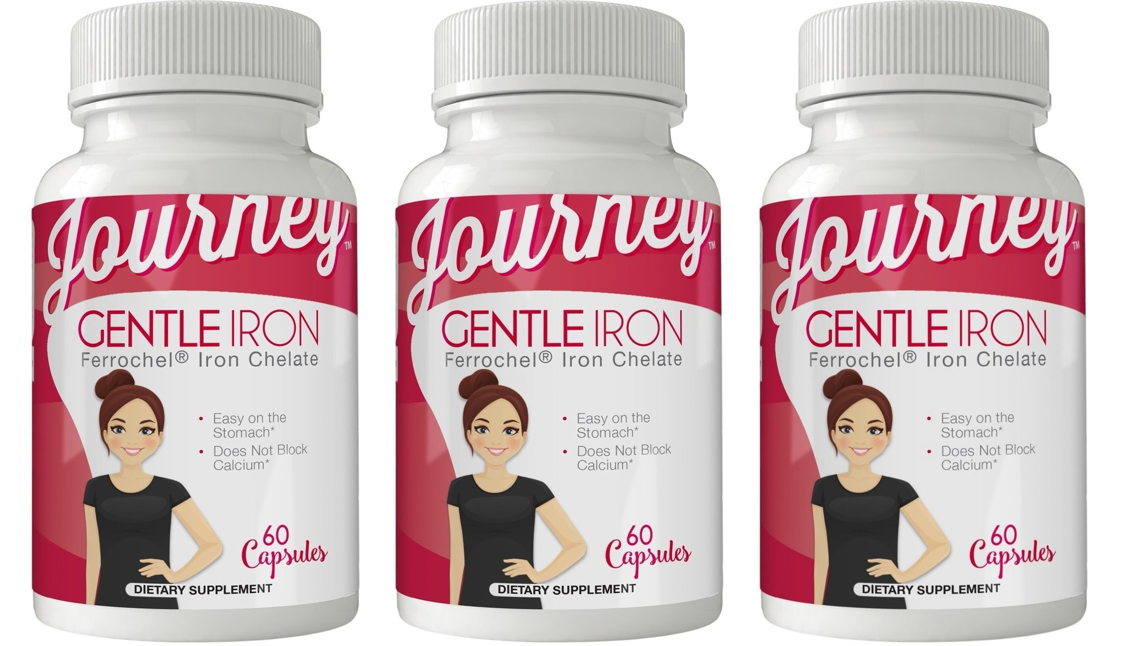 Journey 'Gentle' Iron Tiny Capsules by Bariatric Eating - High-quality Vitamins by Bariatric Eating at BariatricPal Store