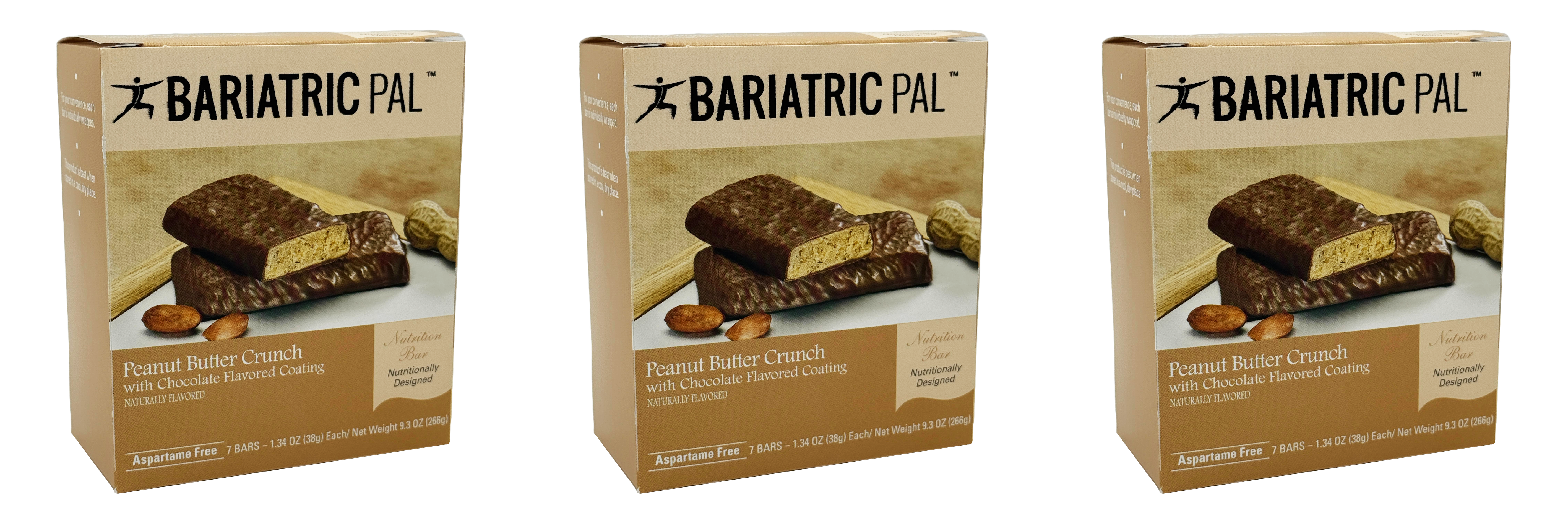 BariatricPal 10g Protein Snack Bars - Peanut Butter Crunch
