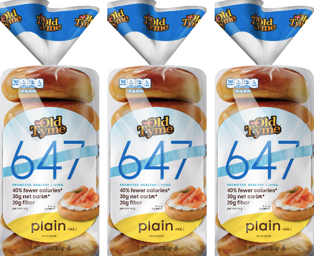 Schmidt / Old Tyme 647 Bagels 6 bagels - High-quality Bread Products by Schmidt / Old Tyme at BariatricPal Store
