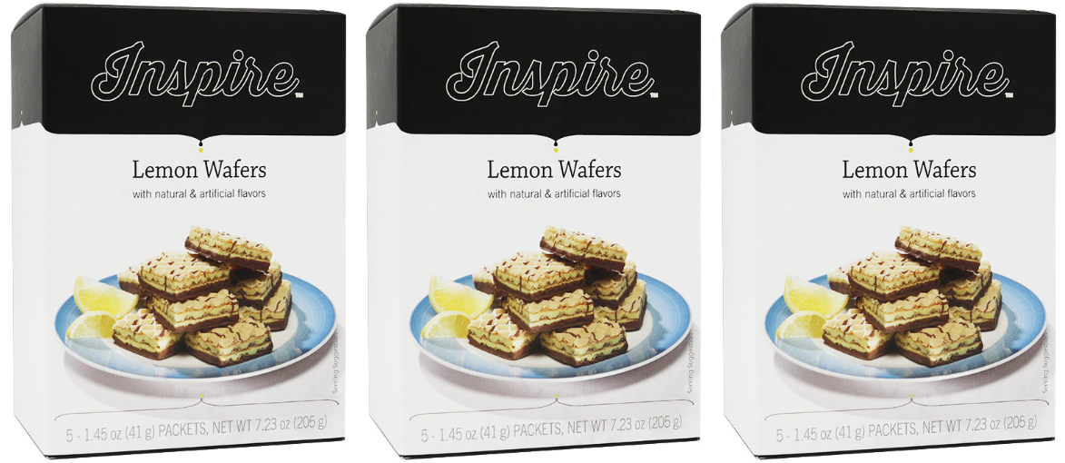 Inspire Square Protein Wafers by Bariatric Eating - Lemon - High-quality Protein Bars by Bariatric Eating at BariatricPal Store