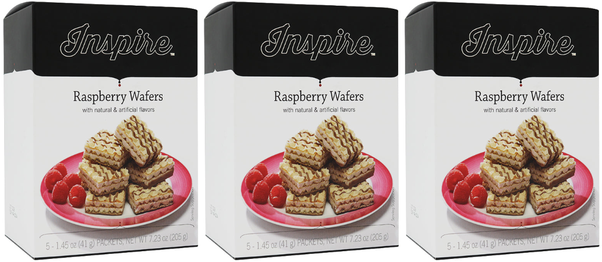Inspire Square Protein Wafers by Bariatric Eating - Raspberry - High-quality Protein Bars by Bariatric Eating at BariatricPal Store