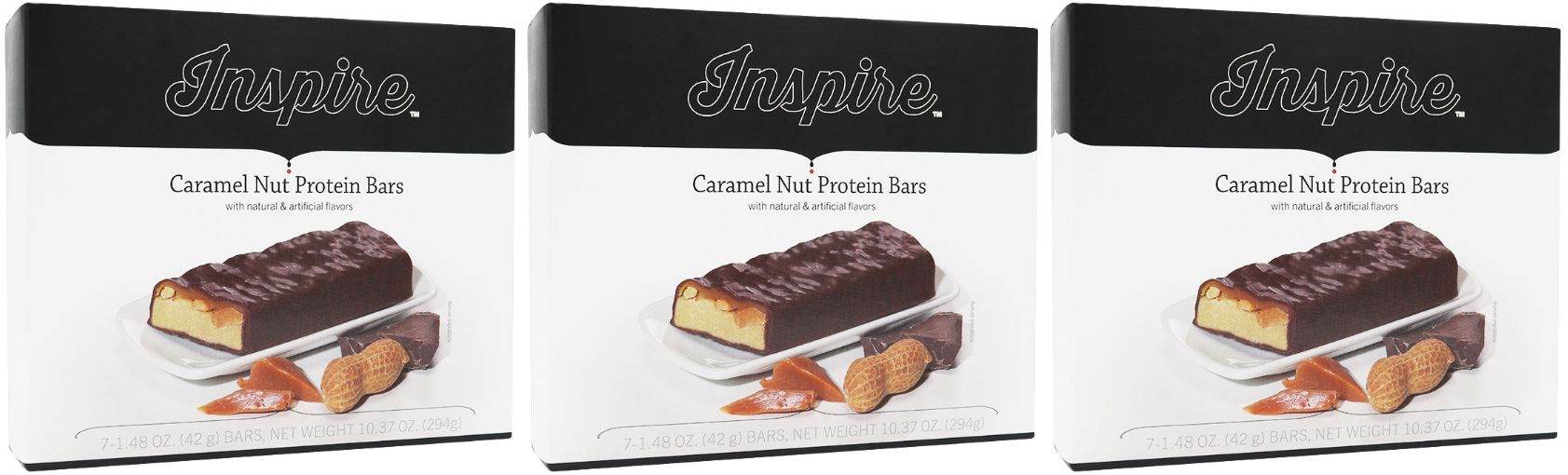 Inspire Protein & Fiber Bars by Bariatric Eating - Caramel Nut - High-quality Protein Bars by Bariatric Eating at BariatricPal Store