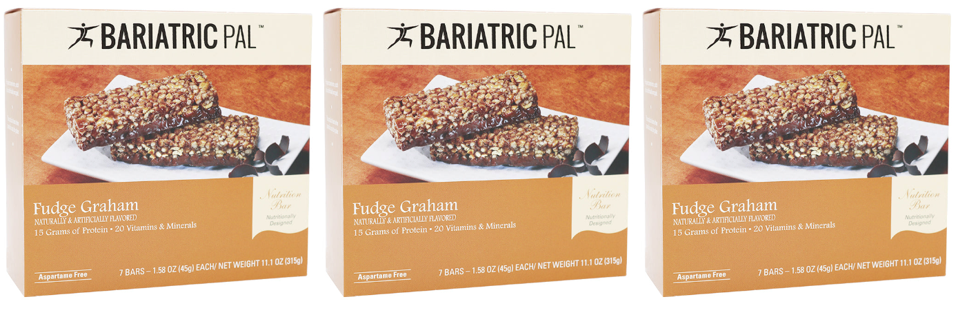 BariatricPal 15g Protein Bars - Crispy Fudge and Graham - High-quality Protein Bars by BariatricPal at BariatricPal Store