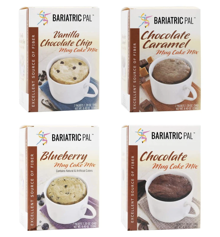 BariatricPal High Protein Mug Cake Mix - Variety Pack - High-quality Baking Mix by BariatricPal at BariatricPal Store