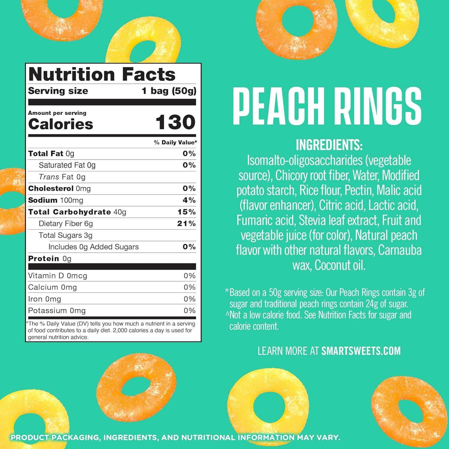 Smart Sweets Peach Rings