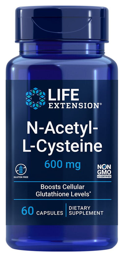 Life Extension N-Acetyl L-Cysteine 60 capsules - High-quality Antioxidant by Life Extension at BariatricPal Store