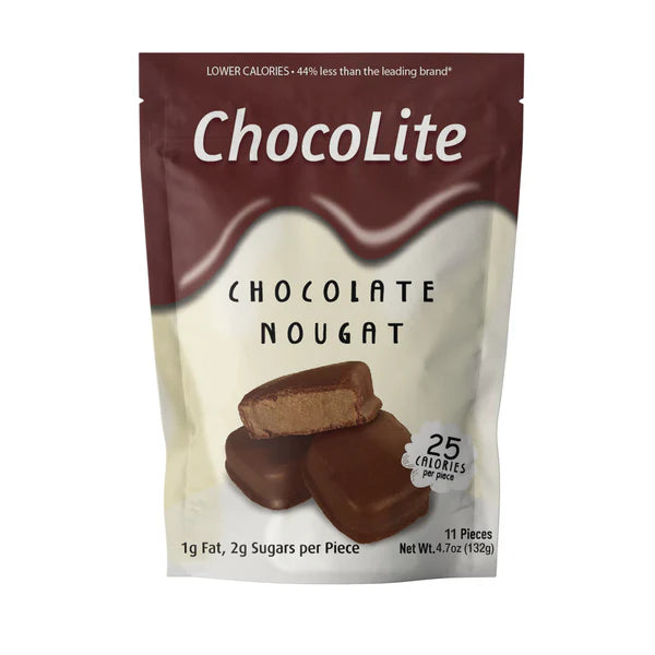 HealthSmart Sweet Nothings/ChocoLite Chocolate Candies - Chocolate Nougat, 11 piece bag