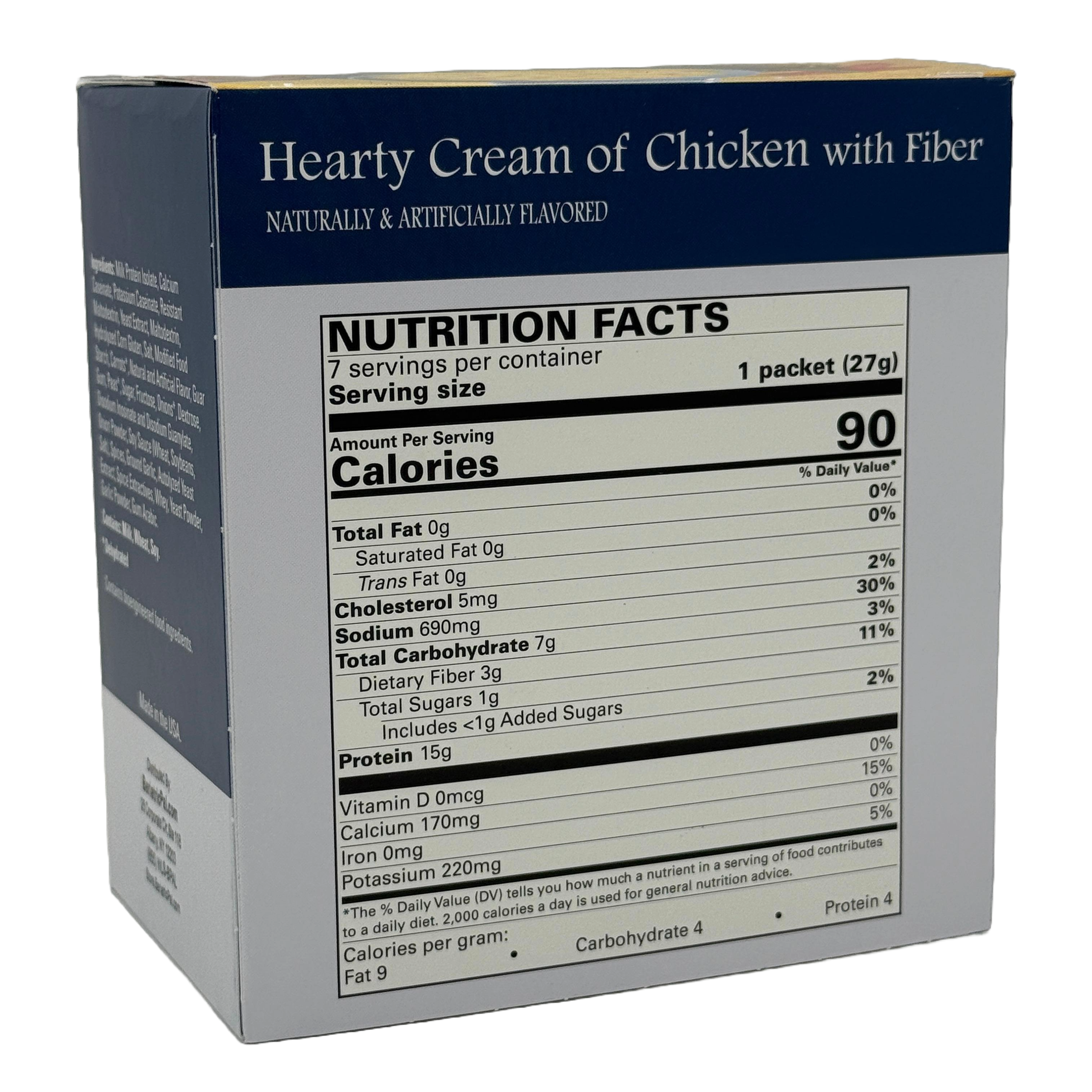 BariatricPal 15g Protein Soup - Hearty Cream of Chicken (Aspartame Free)