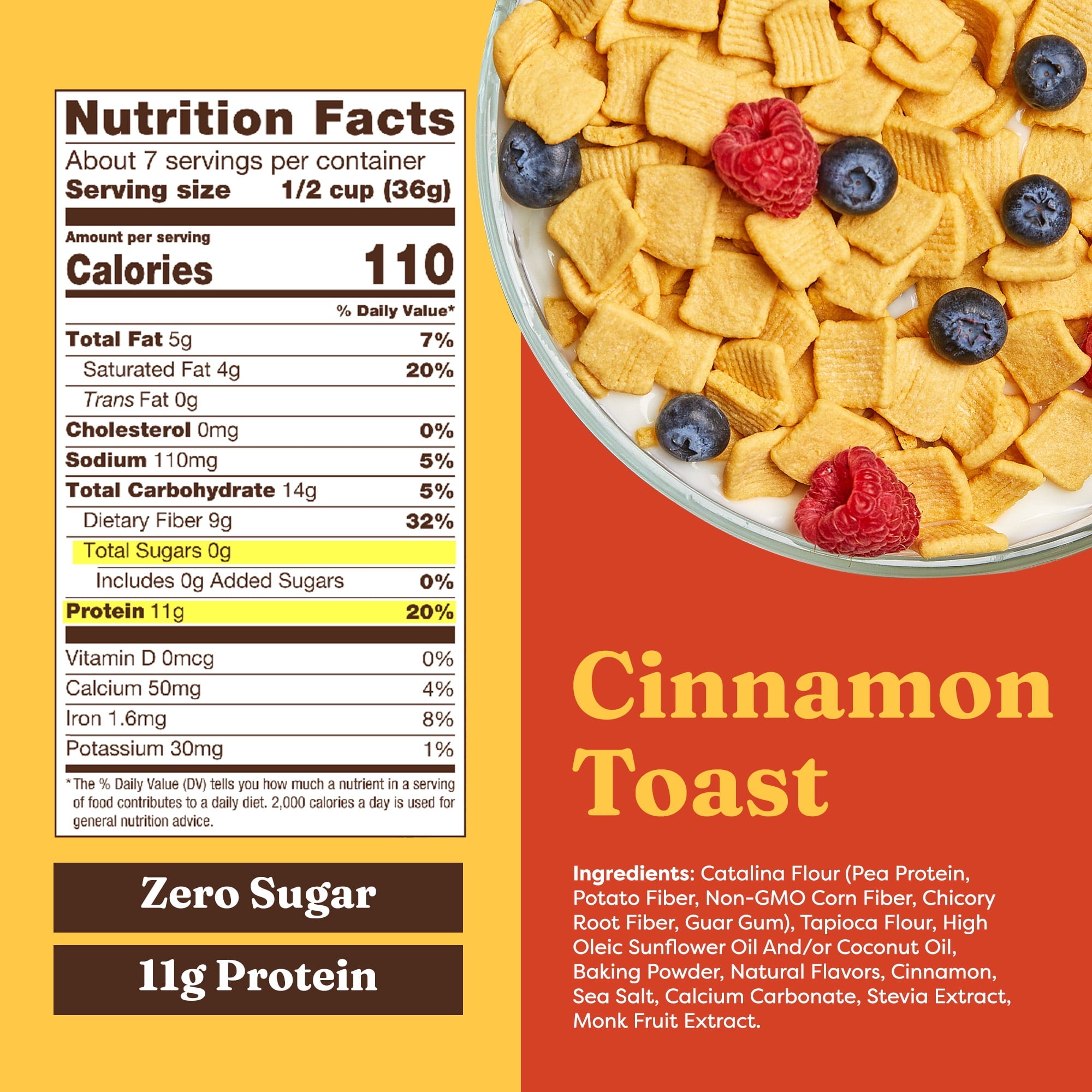 Catalina Crunch Keto Cereal - Cinnamon Toast, 9oz