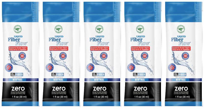 Liquid Fiber Flow® Liquid Fiber Supplement 1oz Packets by Nutritional Designs - High-quality Fiber Supplement by Nutritional Designs Inc at BariatricPal Store