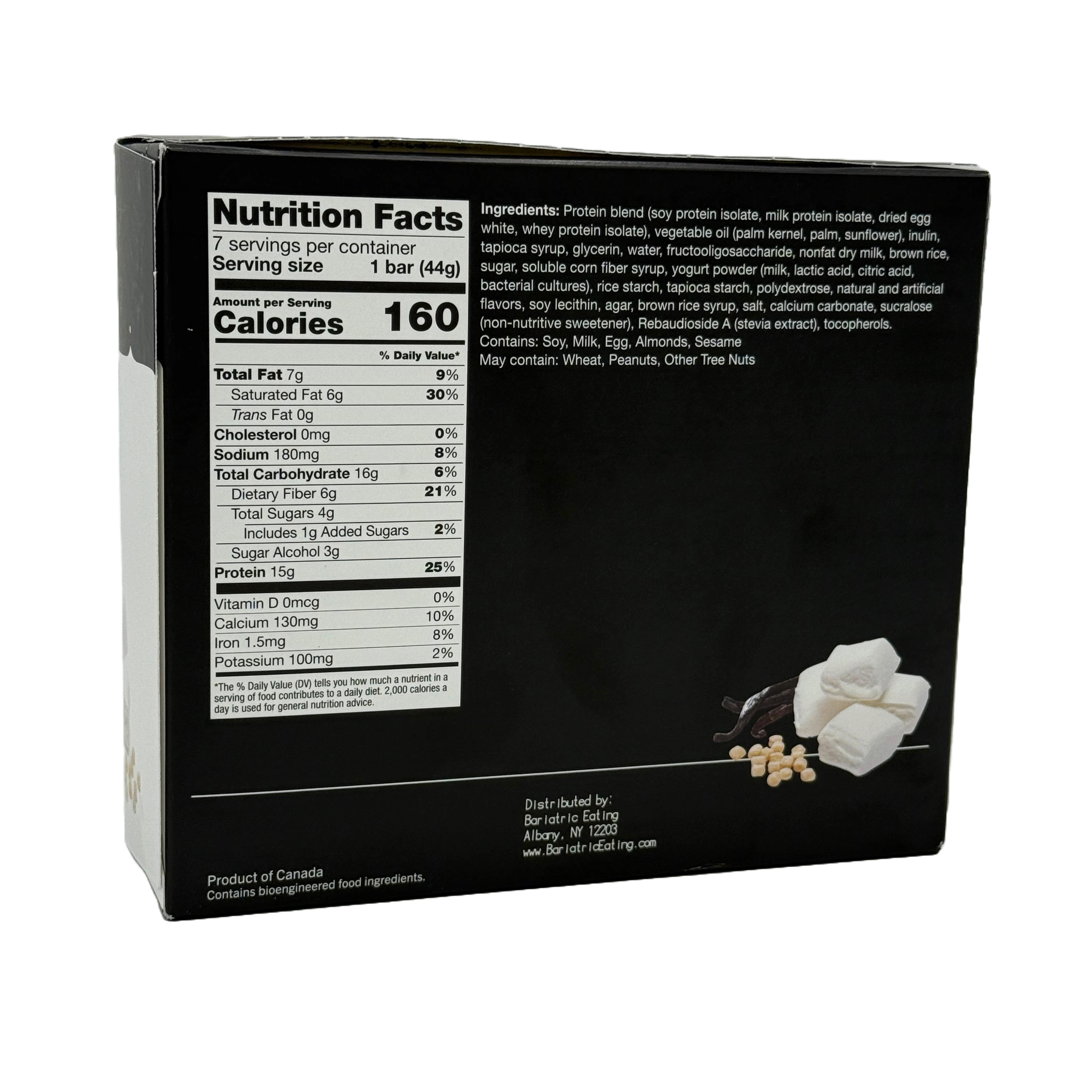 BariatricPal Low Carb Protein & Fiber Bars - Fluffy Vanilla Crisp