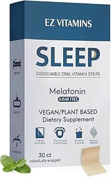 EZ VITAMINS Dissolvable Oral Sleep Strips - Fresh Mint