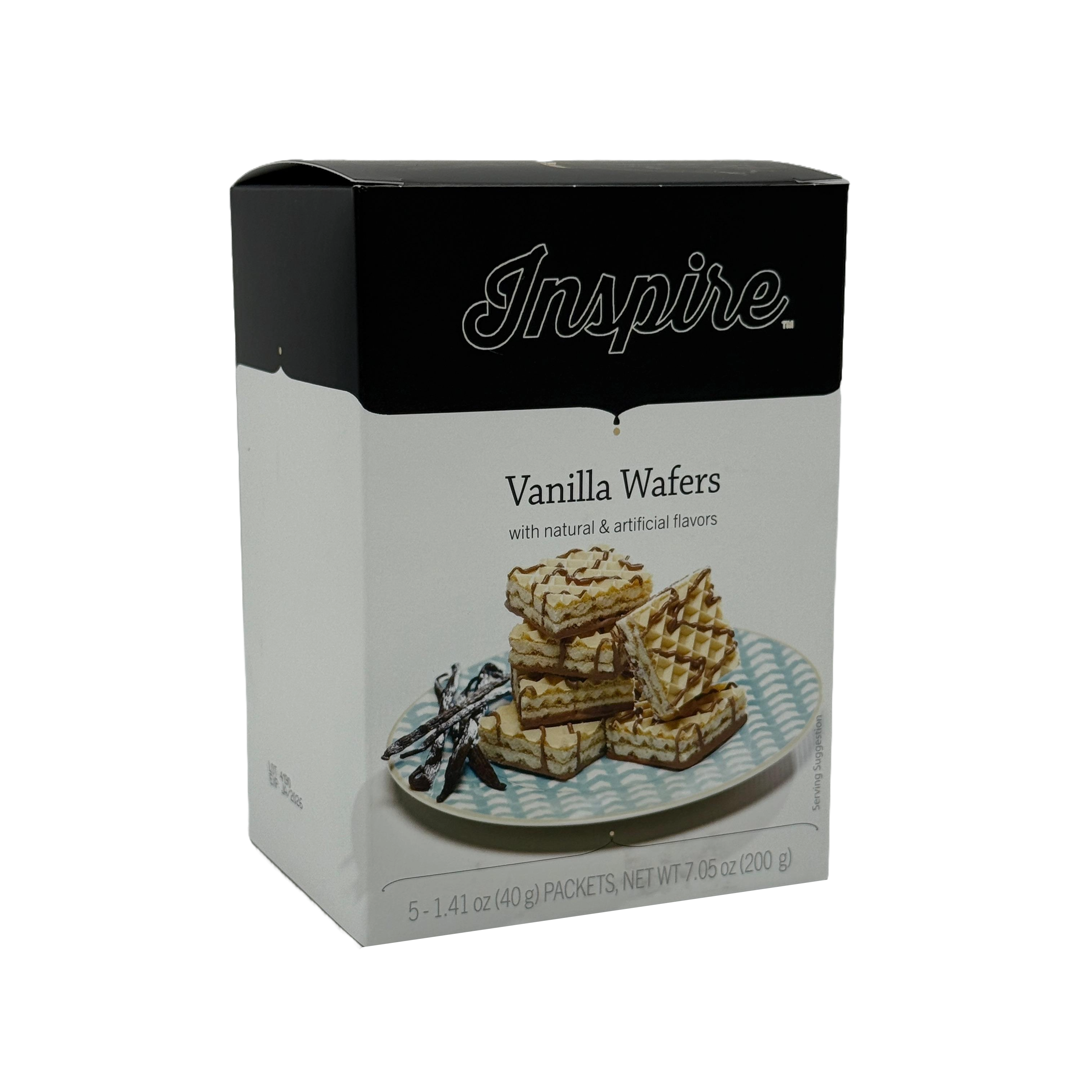 Inspire Square Protein Wafers - Vanilla