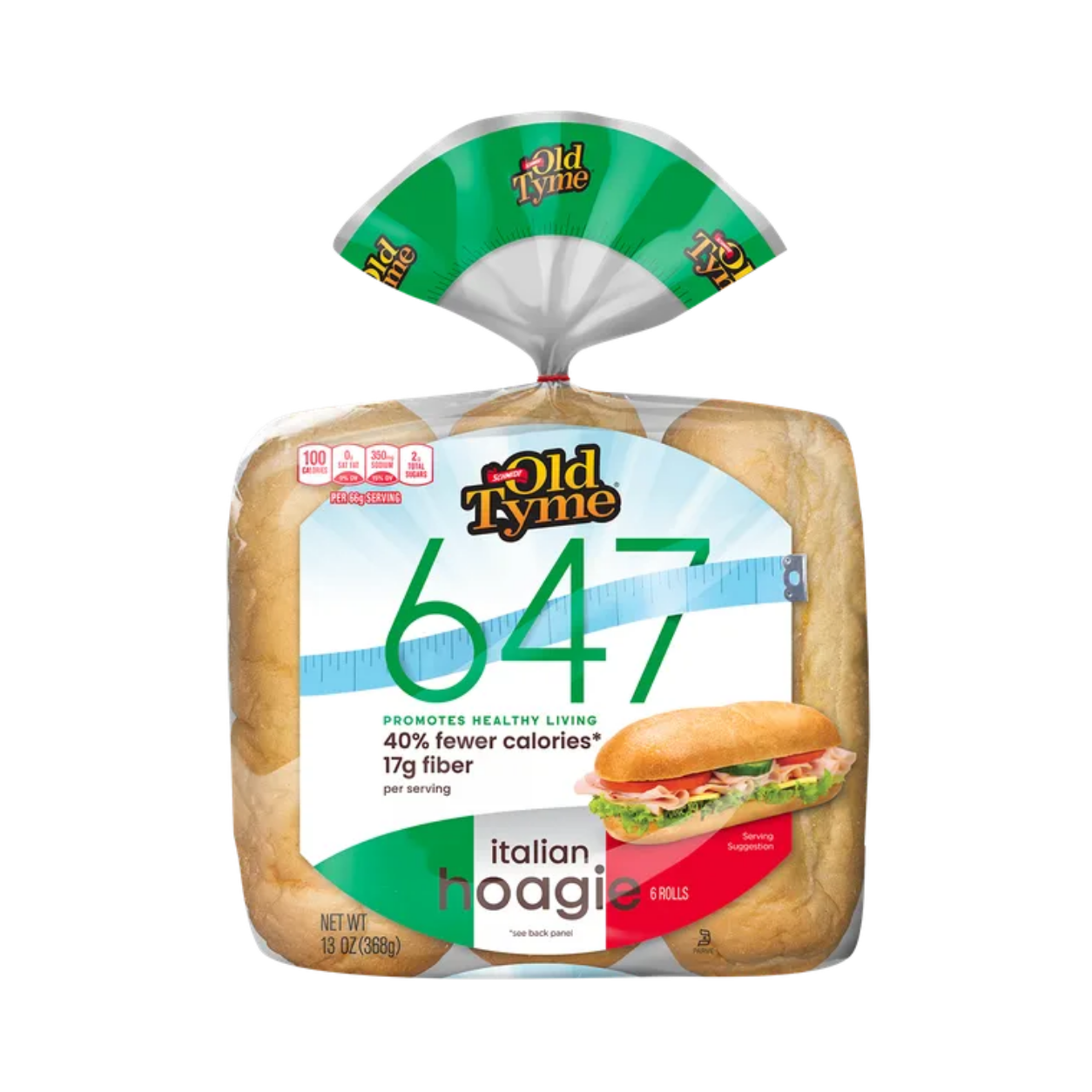 Schmidt / Old Tyme 647 Italian Hoagie, 6 unidades