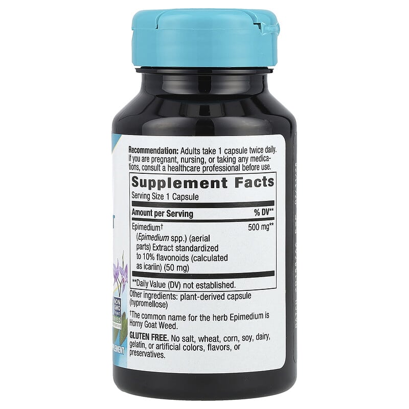 Nature's Way Horny Goat Weed Extract 60 vegan capsules