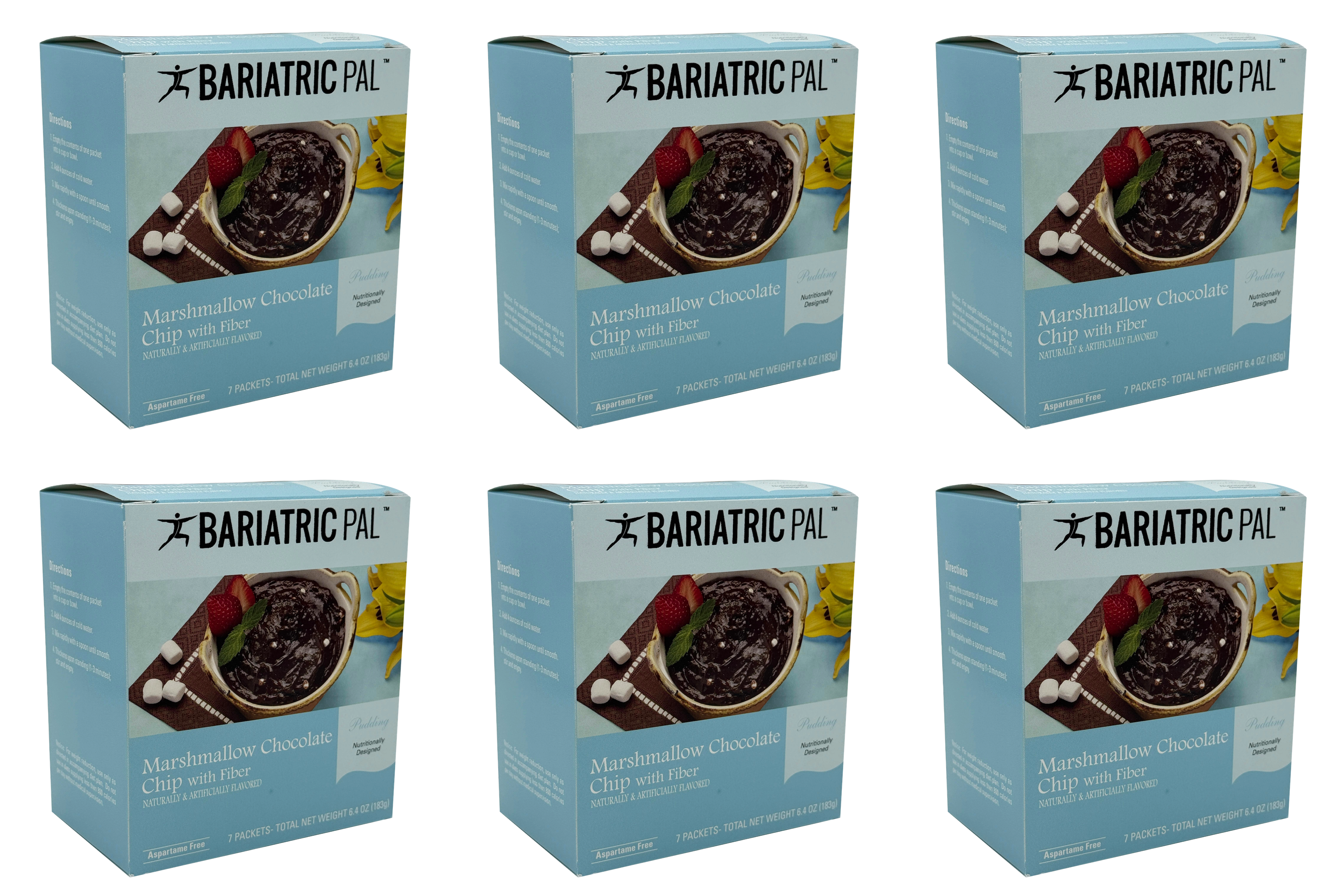 BariatricPal 15g Protein Pudding - Marshmallow Chocolate Chip with Fiber