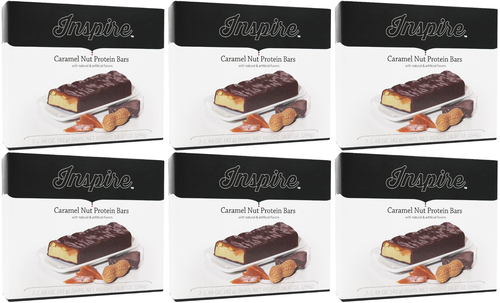 Inspire Protein & Fiber Bars by Bariatric Eating - Caramel Nut - High-quality Protein Bars by Bariatric Eating at BariatricPal Store