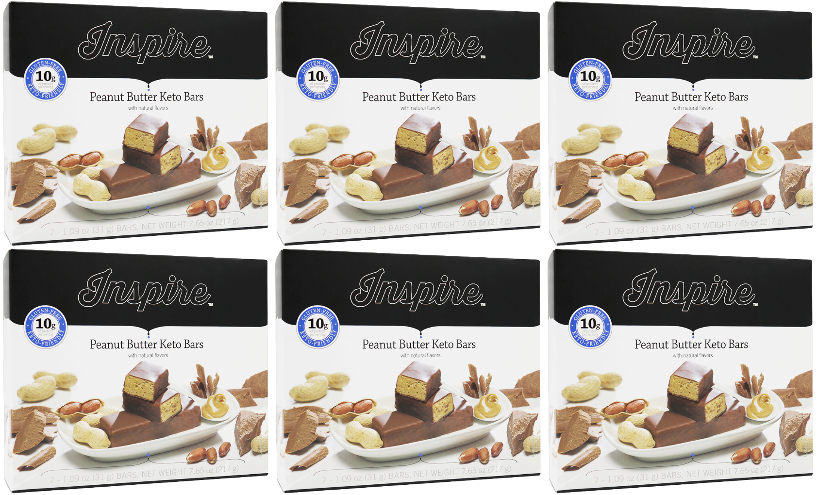 Inspire Keto Protein Bars by Bariatric Eating - Peanut Butter - High-quality Protein Bars by Bariatric Eating at BariatricPal Store