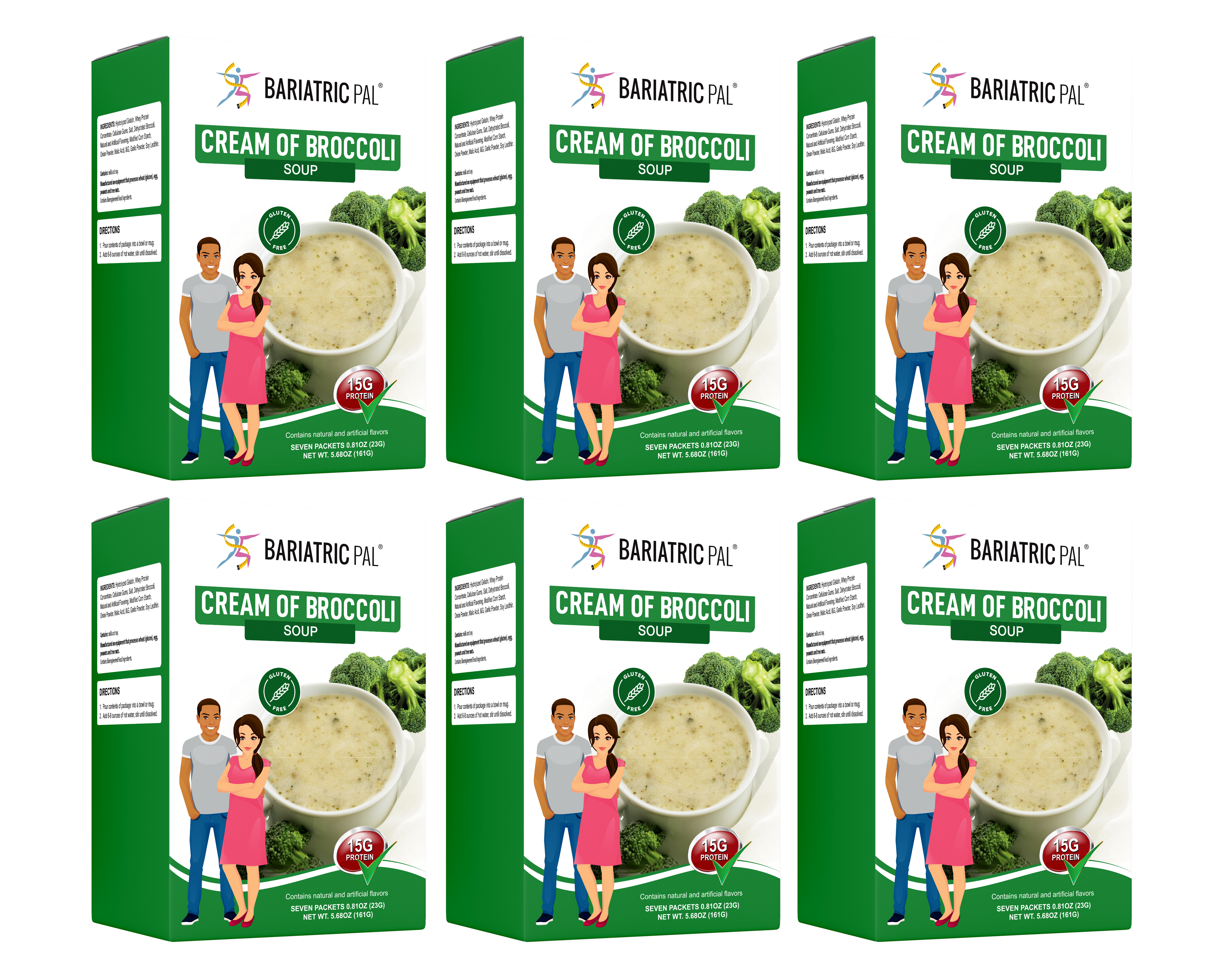 BariatricPal Protein Soup - Cream Of Broccoli - High-quality Soups by BariatricPal at BariatricPal Store