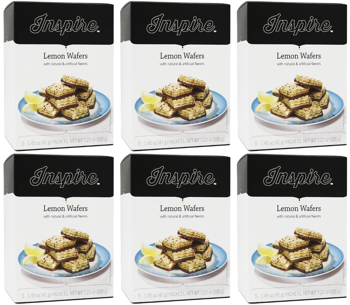 Inspire Square Protein Wafers by Bariatric Eating - Lemon - High-quality Protein Bars by Bariatric Eating at BariatricPal Store