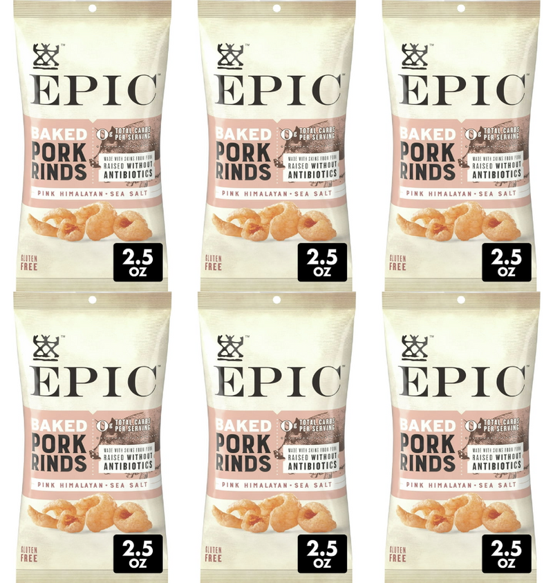Epic Baked Pork Rinds - Himalayan Sea Salt 2.5oz