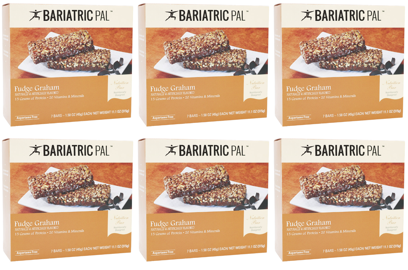 BariatricPal 15g Protein Bars - Crispy Fudge and Graham - High-quality Protein Bars by BariatricPal at BariatricPal Store