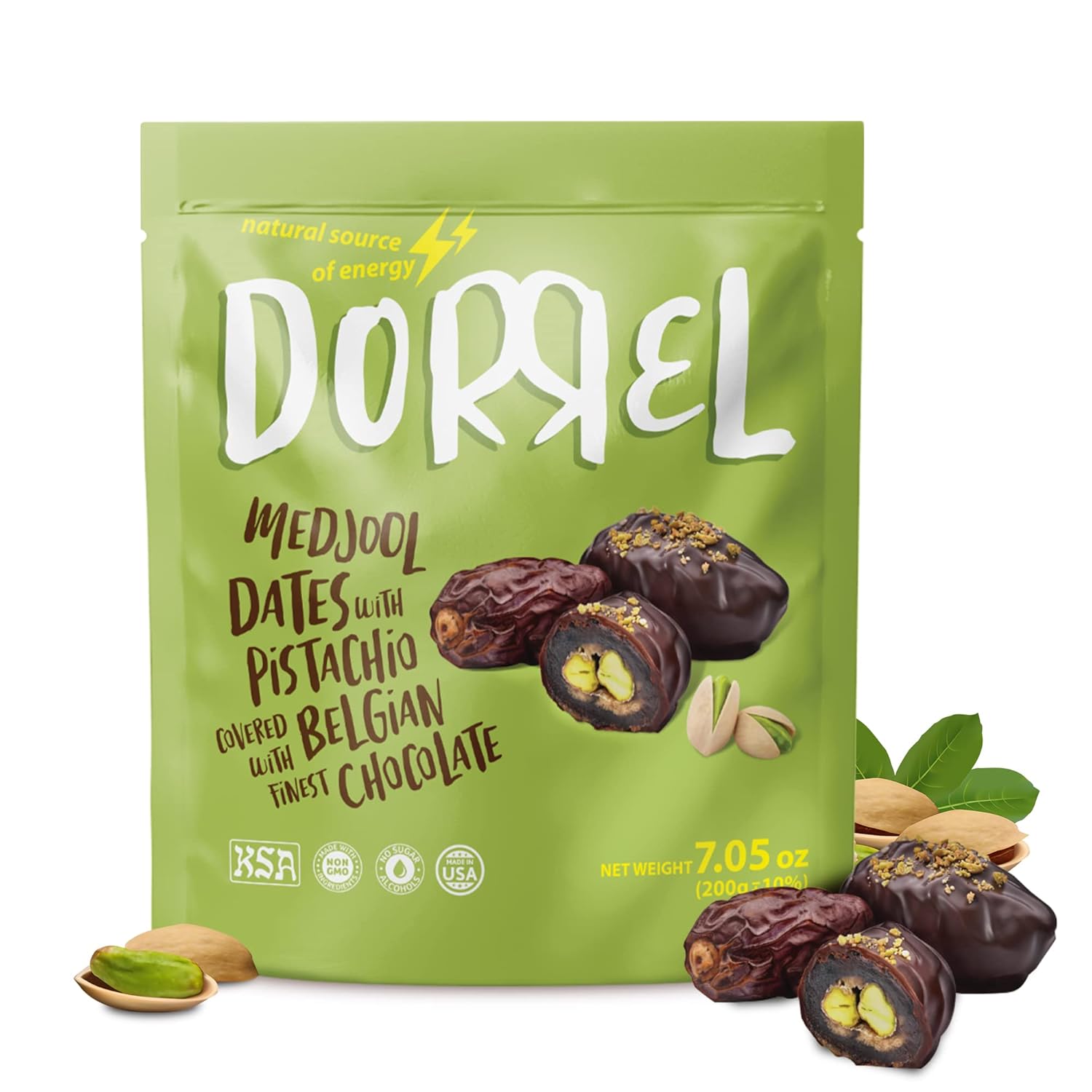 #Flavor_Chocolate Date Pistachio, 7.05 oz