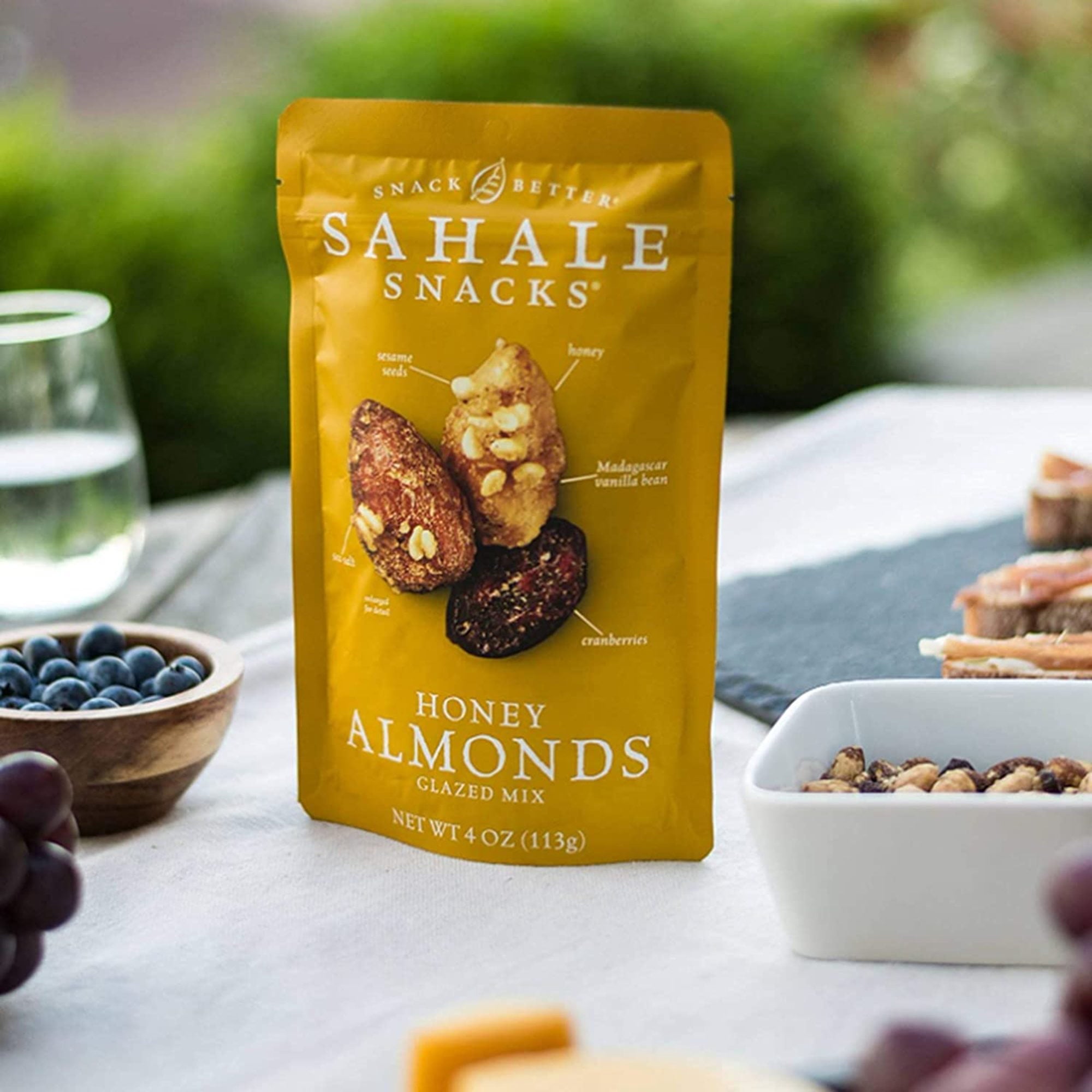 Sahale Snacks Honey Almonds Glazed Mix 4oz Bag - High-quality Nuts, Seeds and Fruits by Sahale Snacks at BariatricPal Store