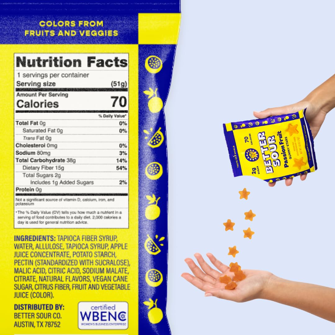 #Flavor_Passionfruit Gummy Stars