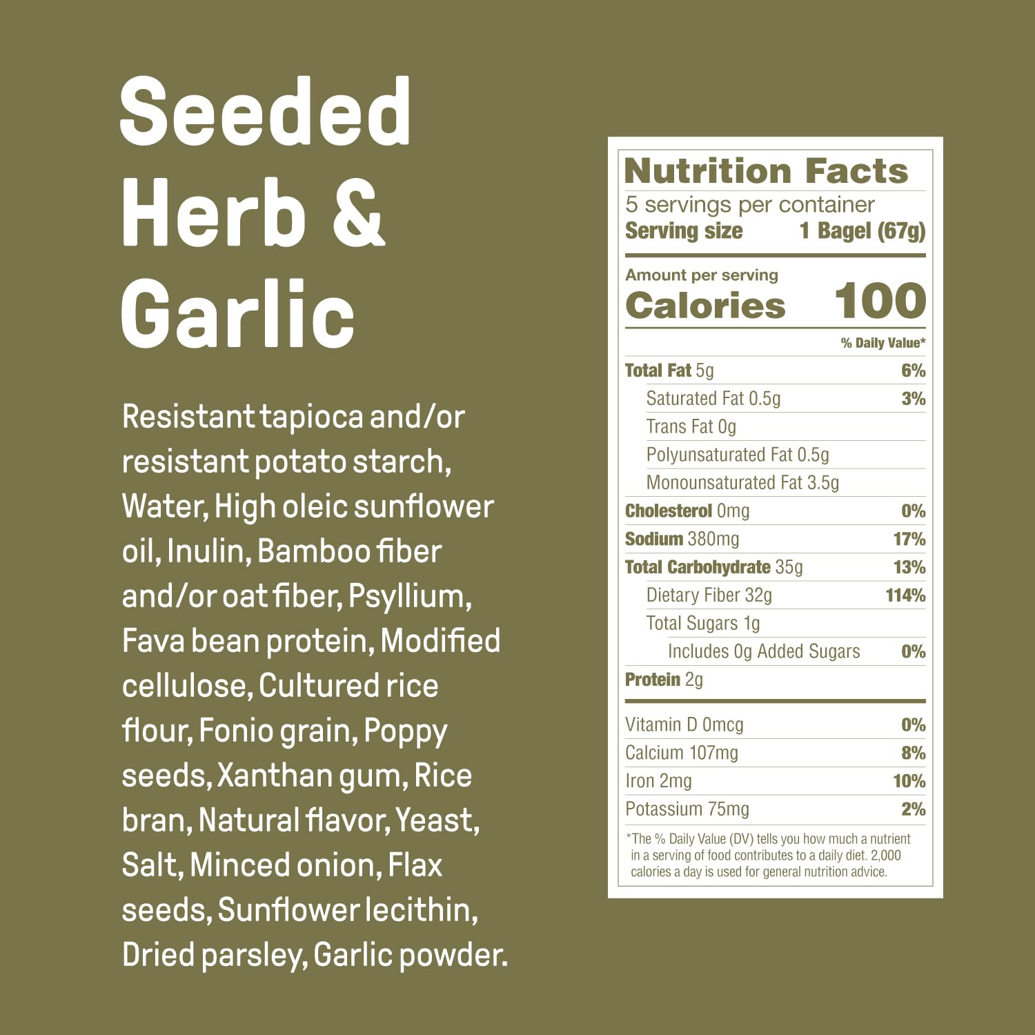 #Flavor_Seeded Herb & Garlic