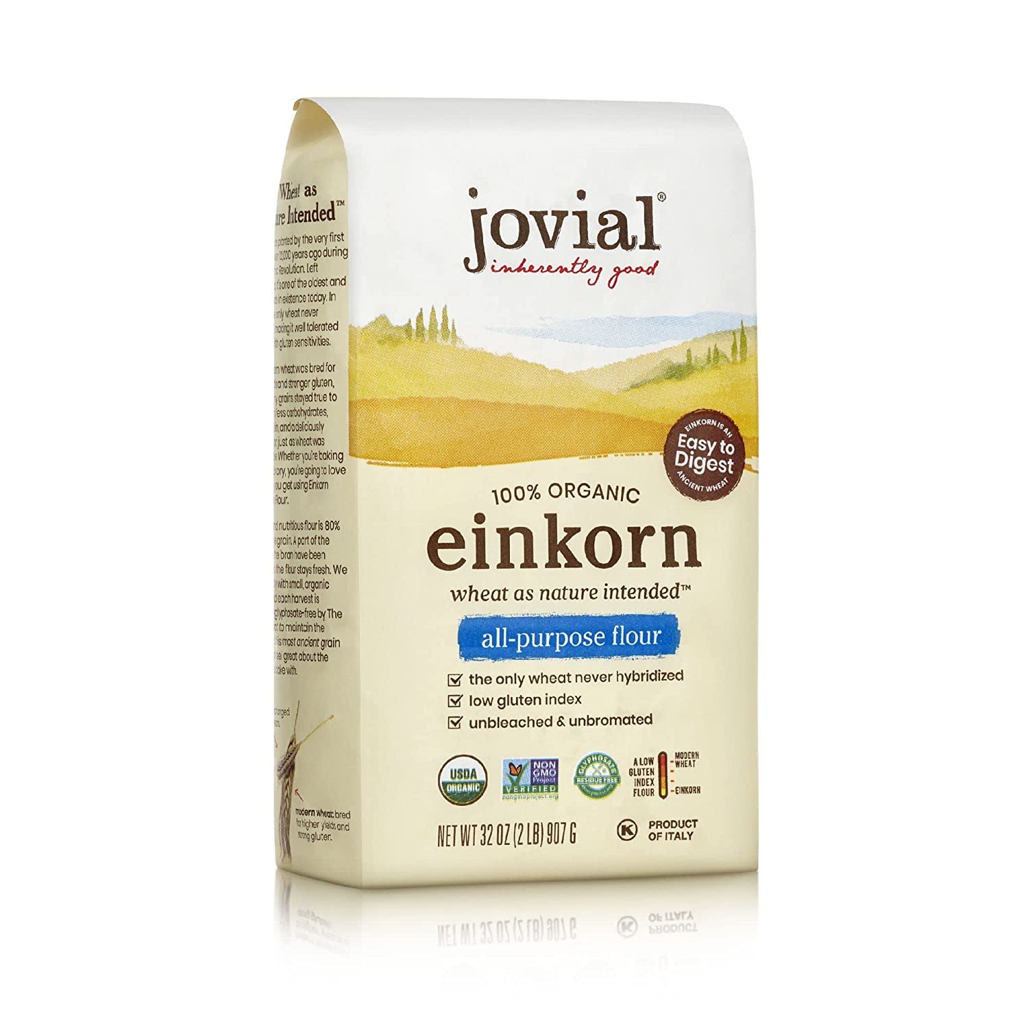 Jovial Foods Einkorn All Purpose Flour Organic 32 oz - High-quality Baking Products by Jovial Foods at BariatricPal Store