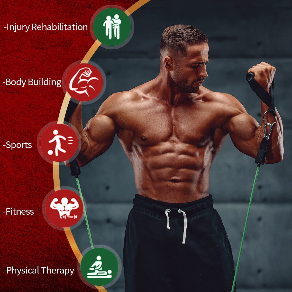 Netrition Total Body Fitness Bundle - High-quality Fitness Accessories by Netrition at BariatricPal Store