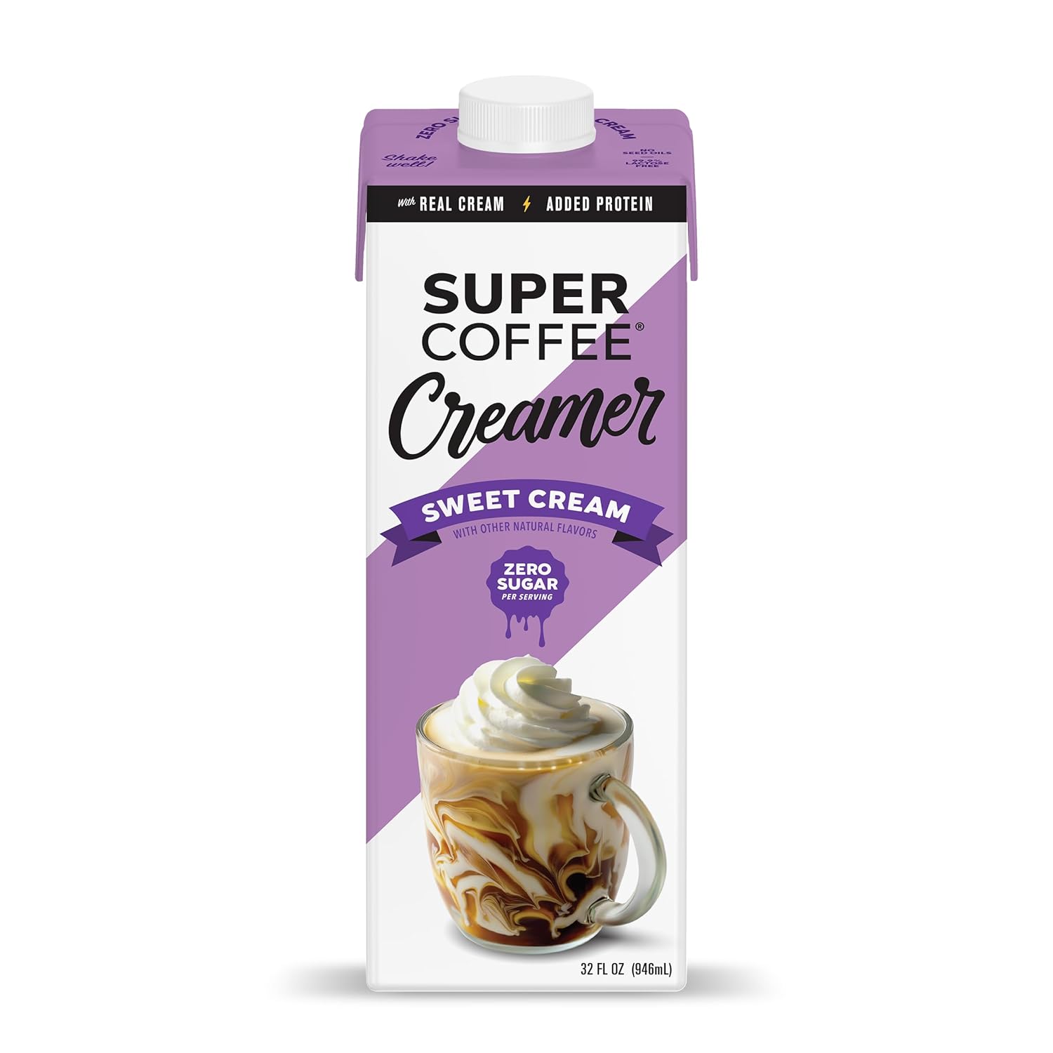 Super Coffee Creamer, Zero Sugar, Sweet Cream