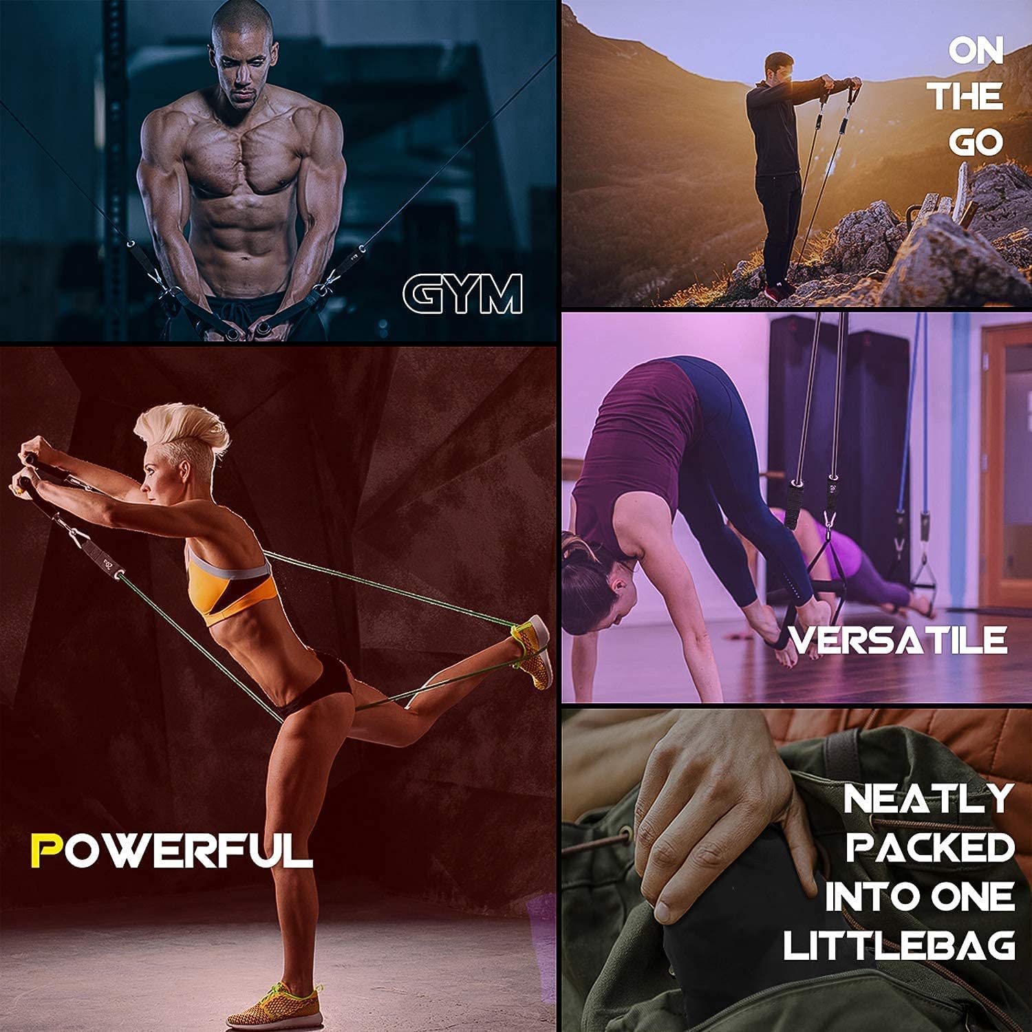 Netrition Total Body Fitness Bundle - High-quality Fitness Accessories by Netrition at BariatricPal Store