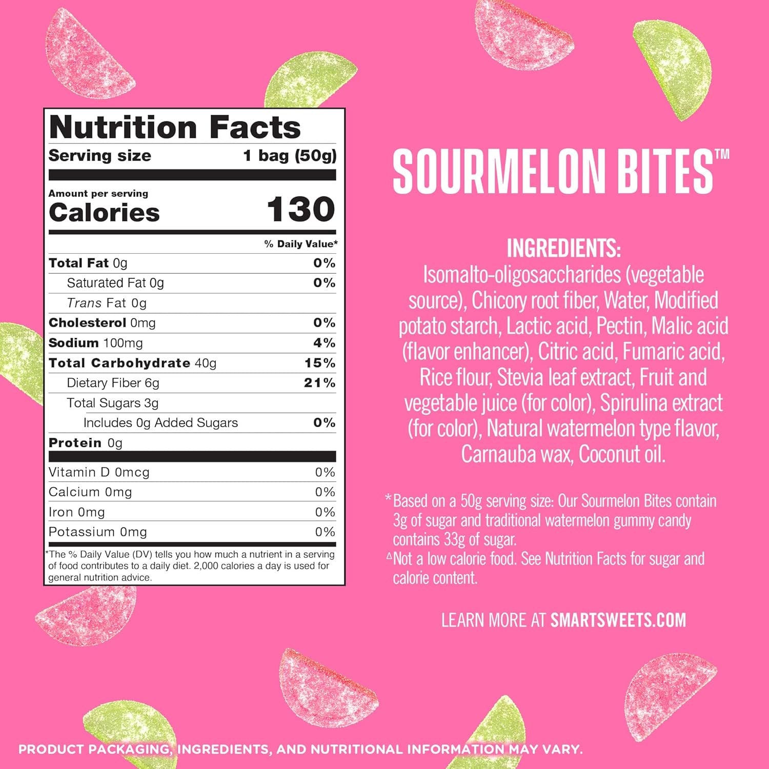 Smart Sweets Sourmelon Bites