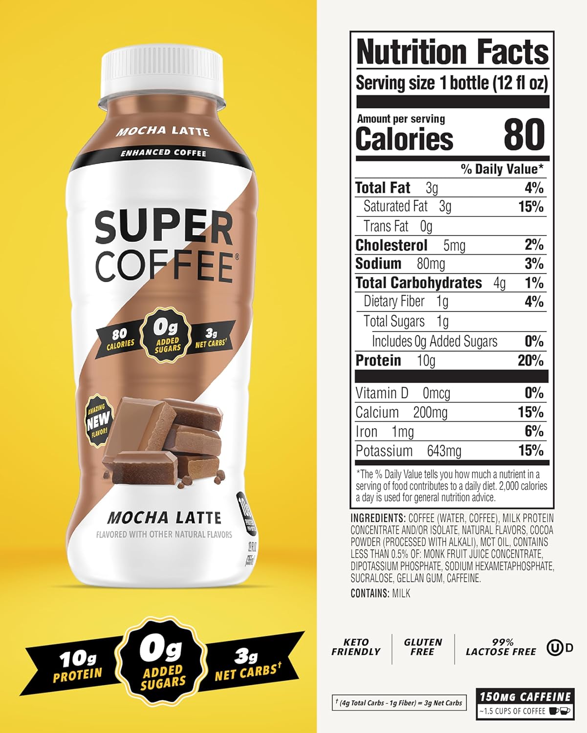 #Flavor_Mocha Latte, 12 fl oz