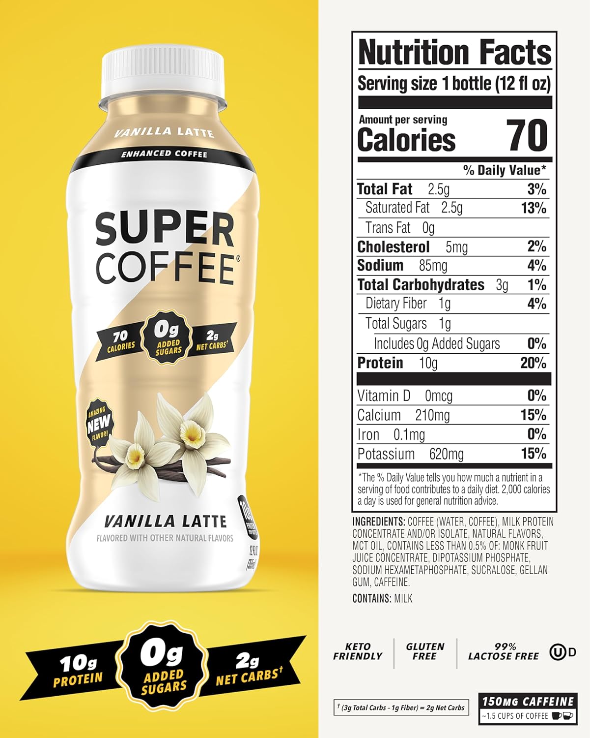 #Flavor_Vanilla Latte, 12 fl oz (CLEARANCE: Best by September 22, 2025)