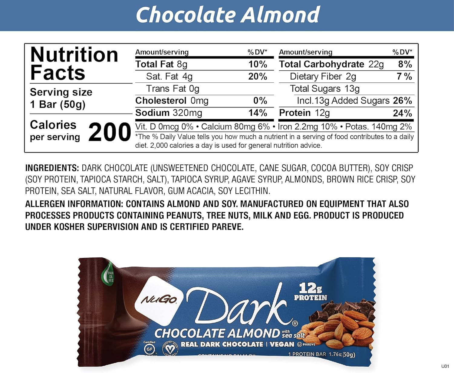 #Flavor_Chocolate Almond with Sea Salt
