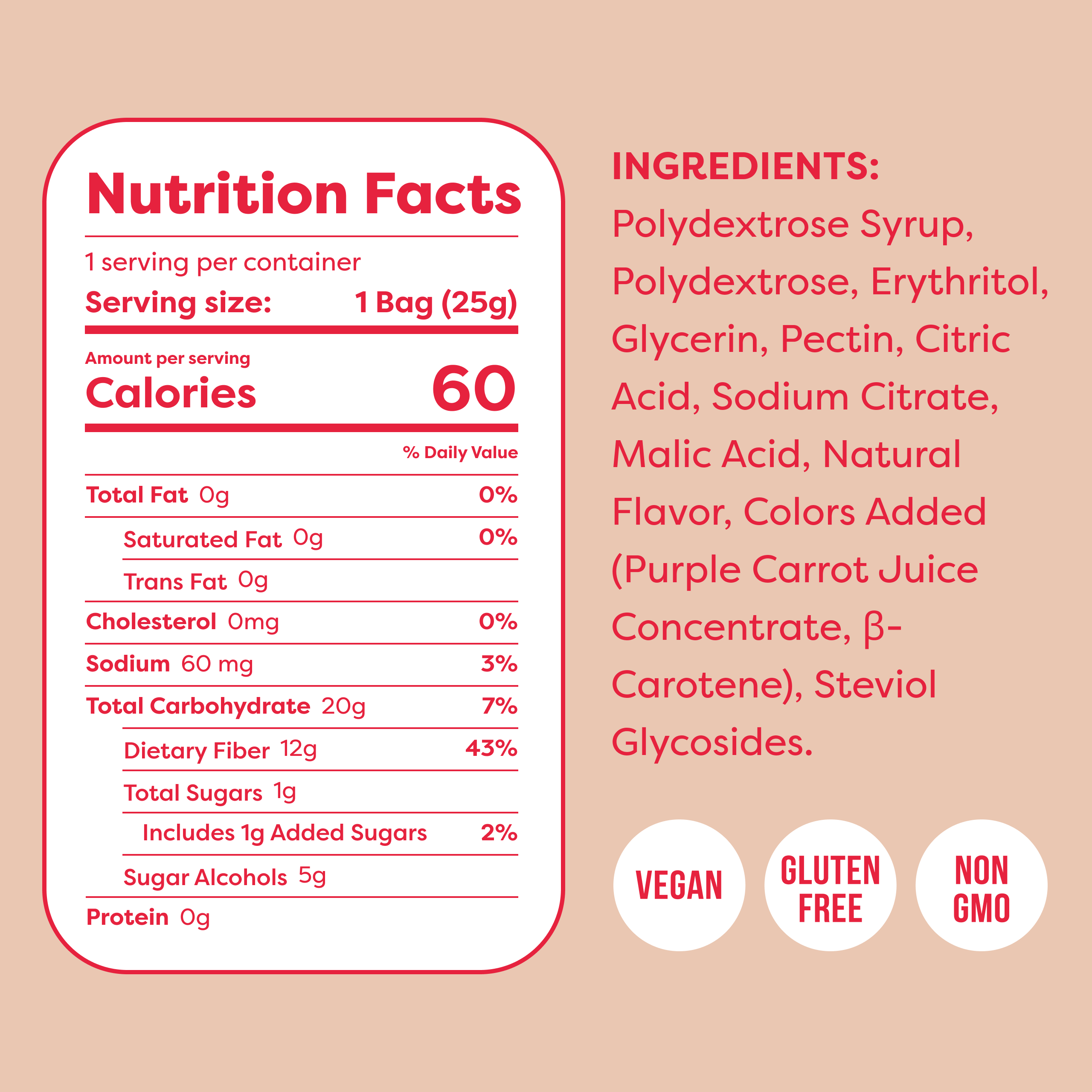 Kiss My Keto Keto Gummies - Peach Rings - High-quality Gummies by Kiss My Keto at BariatricPal Store