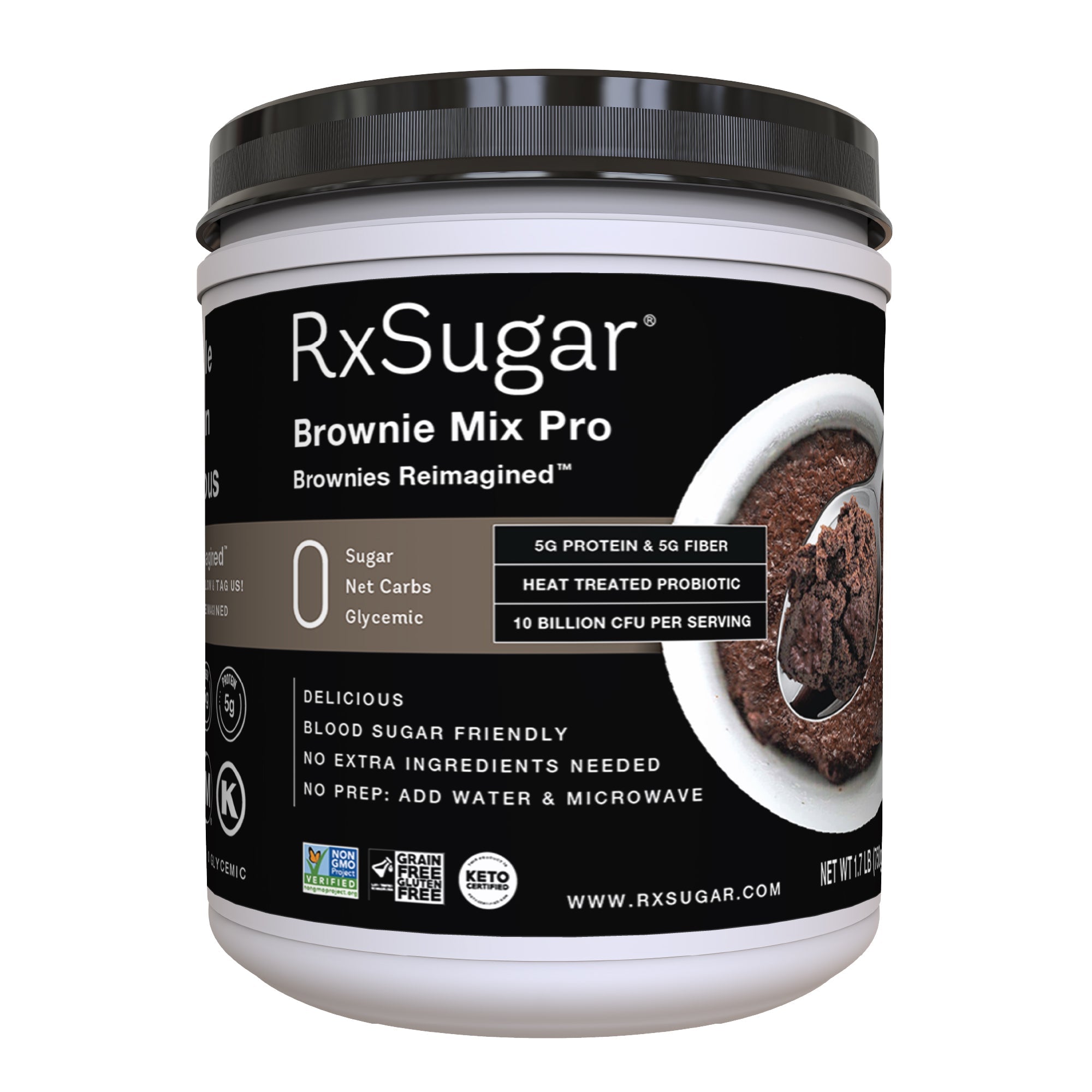 RxSugar Keto Brownie Mix Pro