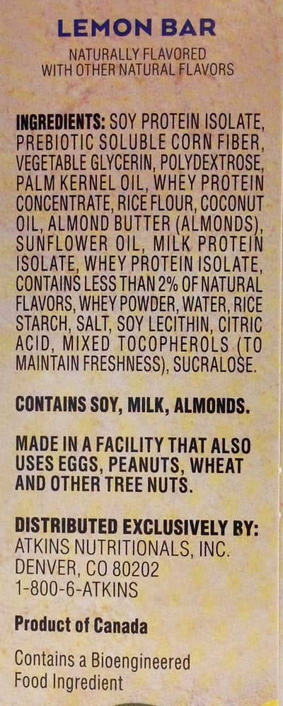 #Flavor_Lemon Bar #Size_5 bars