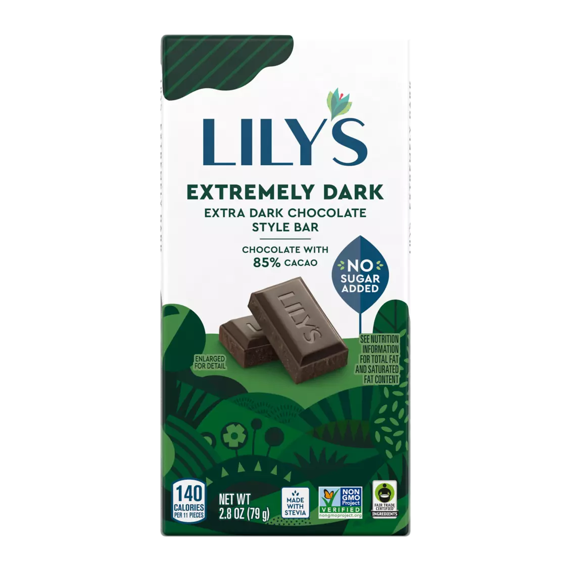 lily's white chocolate peppermint bars Lily's Extremely Dark Chocolate Style Bar by Lily's Sweets