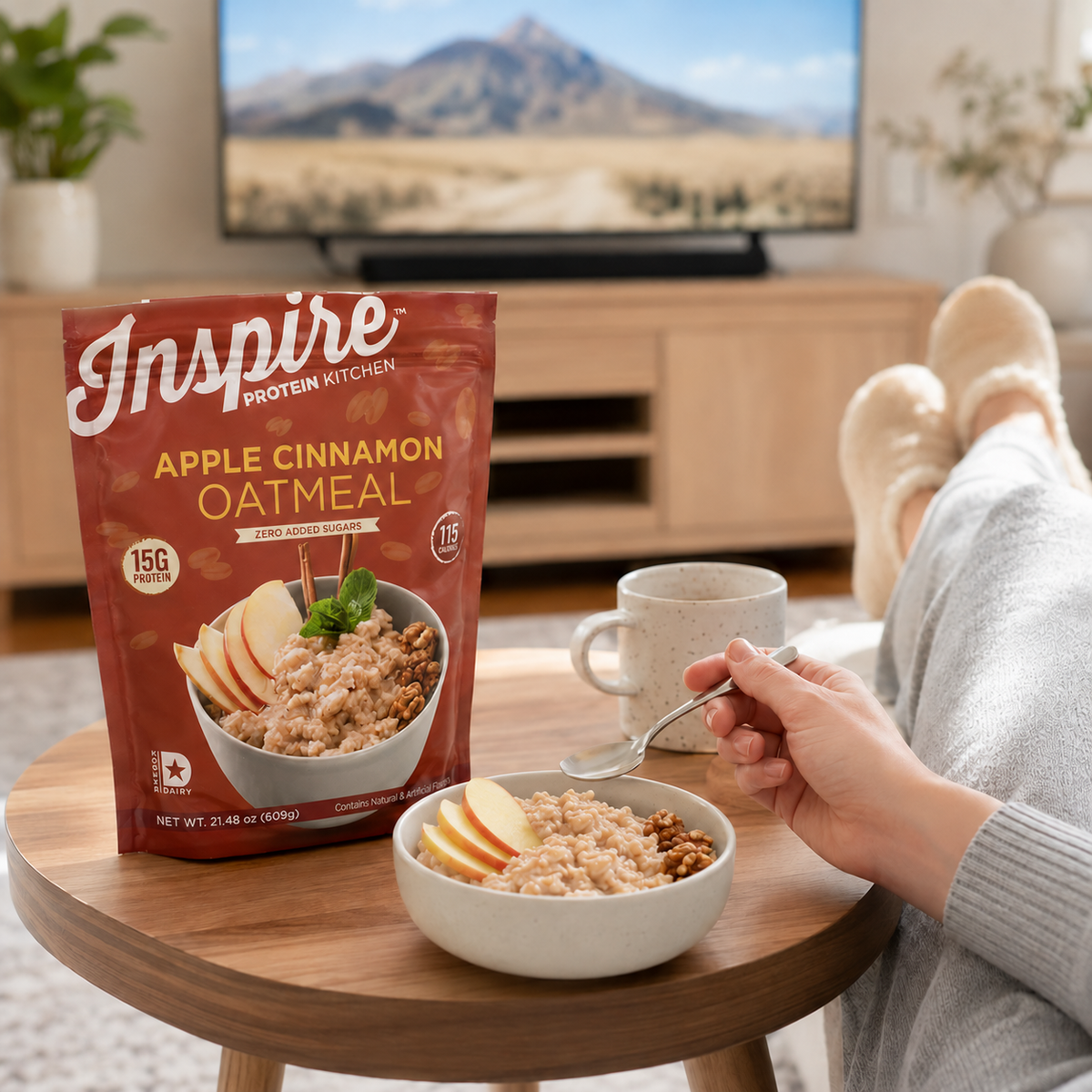 Apple Cinnamon Protein Oatmeal