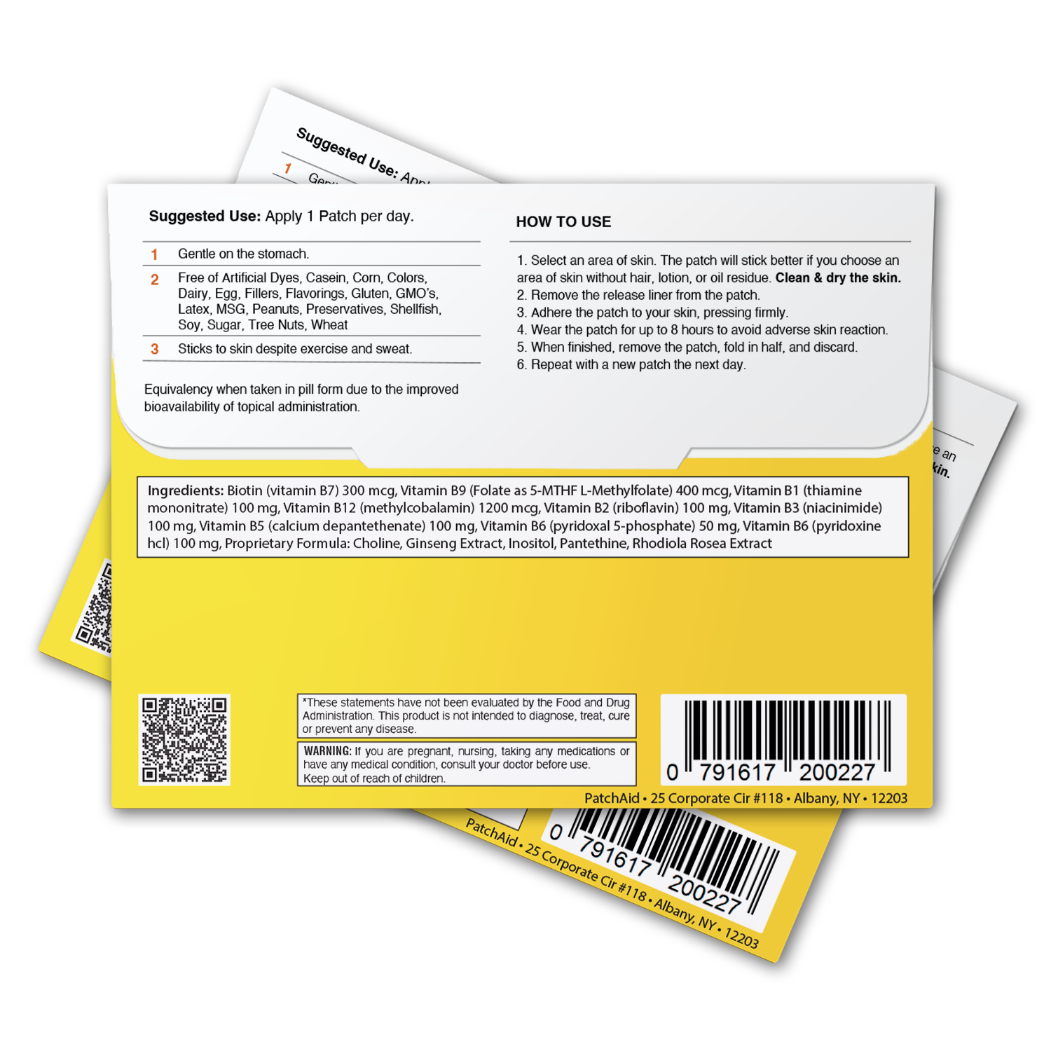 B12 Energy Plus Vitamin Patch by PatchAid