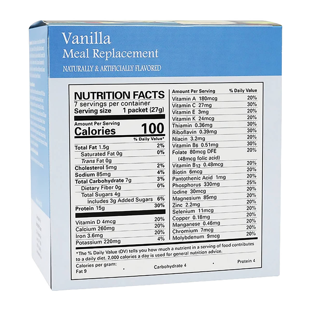 BariatricPal Batido o Pudín de Proteínas de 15g - Crema de Vainilla (Sin Aspartamo)