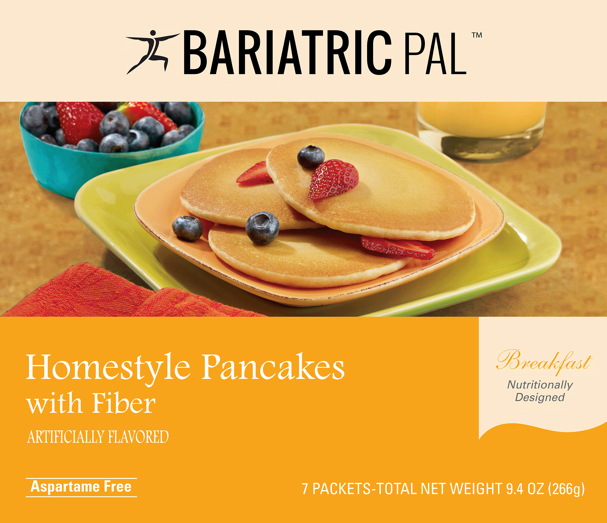 BariatricPal 15g Hot Breakfast - Homestyle Pancakes (Aspartame Free)