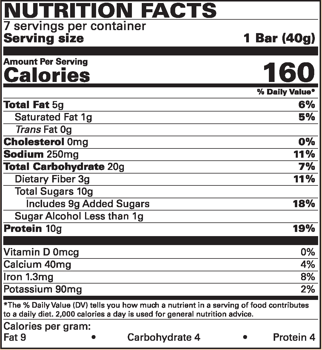 BariatricPal 10g Protein Snack Bars - Sweet & Salty Peanut Bar