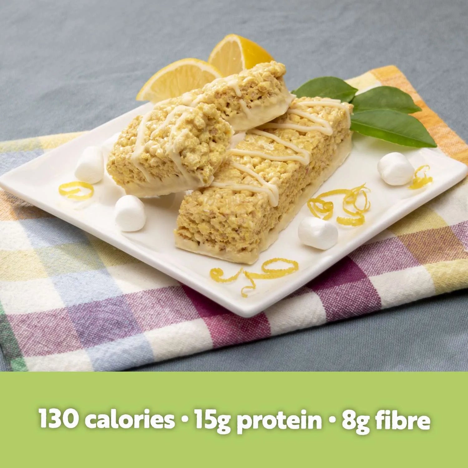 Inspire 15g Protein & Fiber Bars by Bariatric Eating - Fluffy Lemon Crisp - High-quality Protein Bars by Bariatric Eating at BariatricPal Store