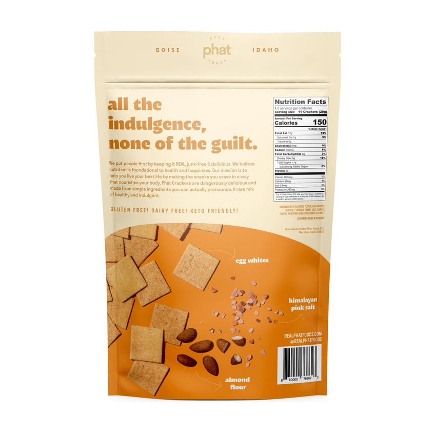 Almond Flour Crackers by Real Phat Foods - Original