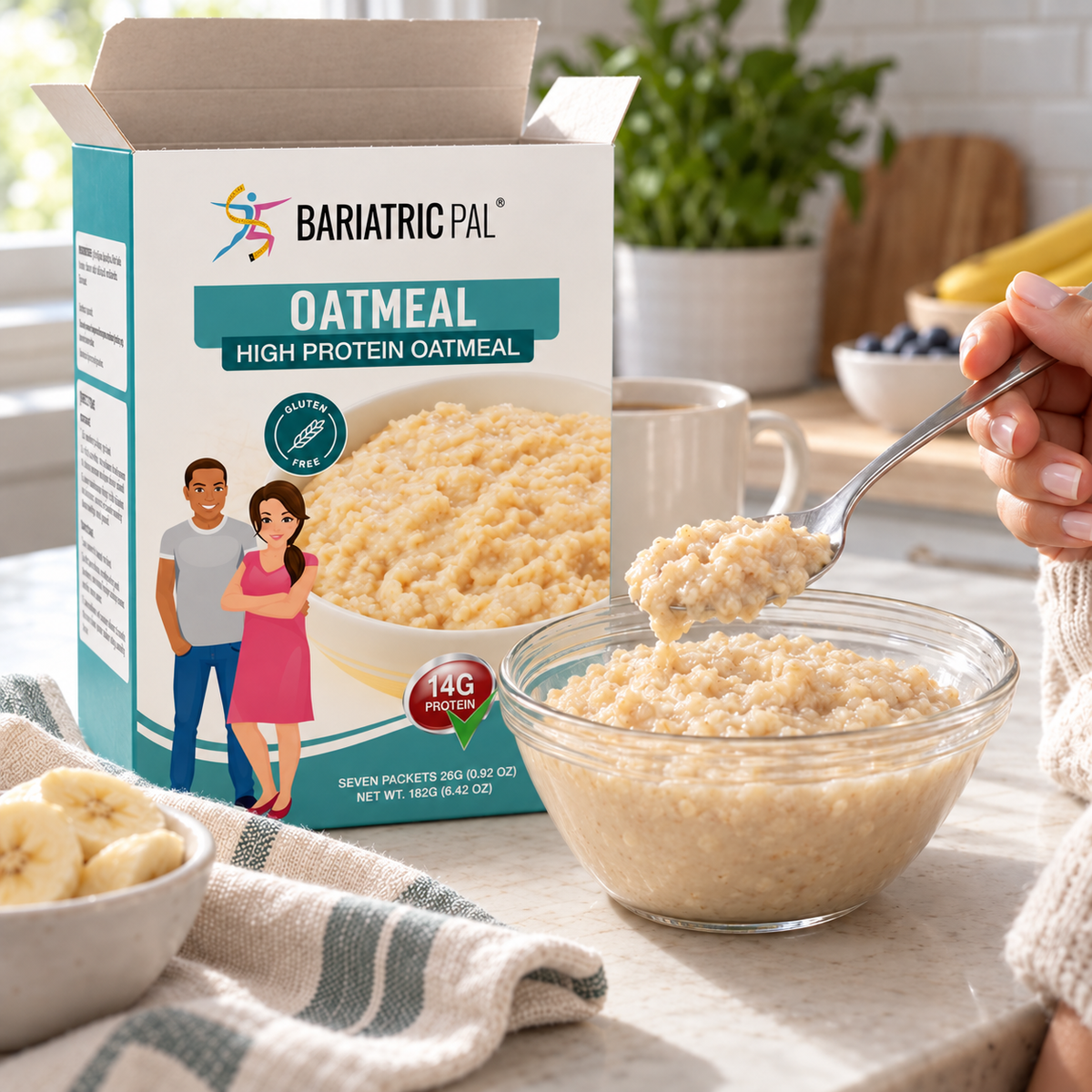 BariatricPal Hot Protein Oatmeal with 14 grams of protein